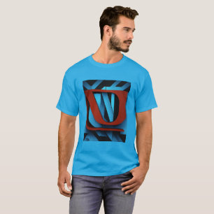 T-shirt Logo Fierce Netflix sur Arrière - plan noir et ble