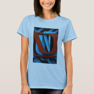 T-shirt Logo Fierce Netflix sur Arrière - plan noir et ble