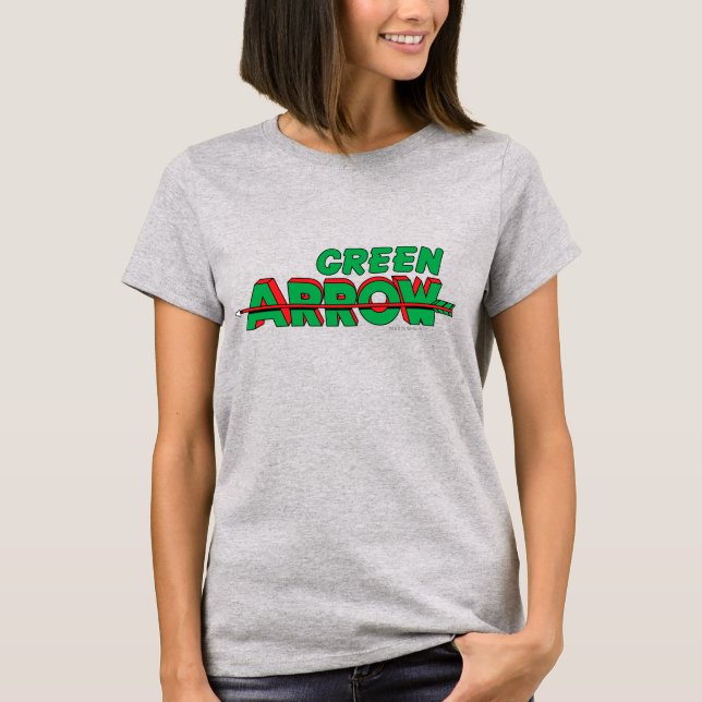 T-shirt Logo Flèche verte 2 (Devant)