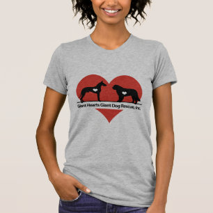 T-shirt Logo géant de délivrance de chien de coeurs géants