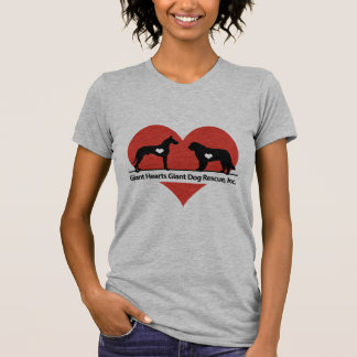 T-shirt Logo géant de délivrance de chien de coeurs géants