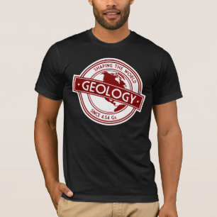 T-shirt Logo géologique - Façonner le monde (Amérique du N