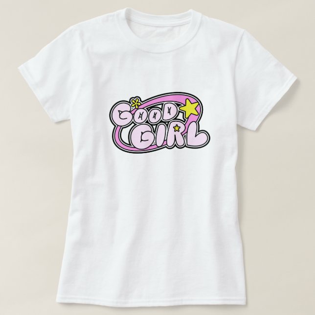 T-shirt Logo Good Girl Y2K (Design devant)