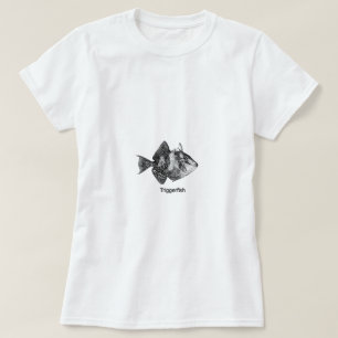 T-shirt Logo gris de Triggerfish