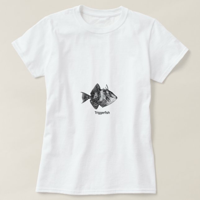 T-shirt Logo gris de Triggerfish (Design devant)