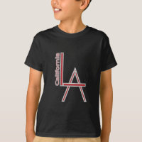 logo gris LA California rouge