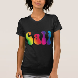 T-shirt Logo Hippie Cali Cravate-Dye California
