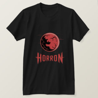 T-shirt Logo HORRON Blood Moon