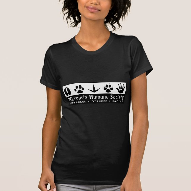 T-shirt Logo humanitaire de société du Wisconsin (Devant)