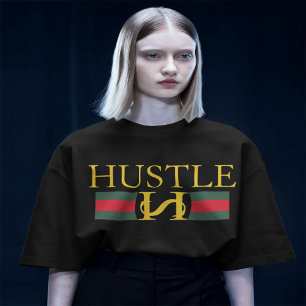 T-shirt Logo Hustle Designer , sweat-shirt Hustle