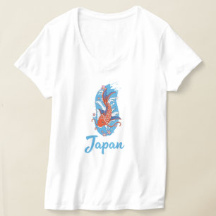 T-shirt Logo Japon Pêche