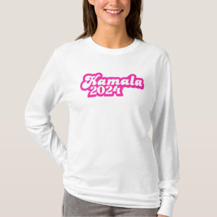 T-shirt Logo Kamala Harris girly Pink 2024