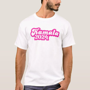 T-shirt Logo Kamala Harris girly Pink 2024