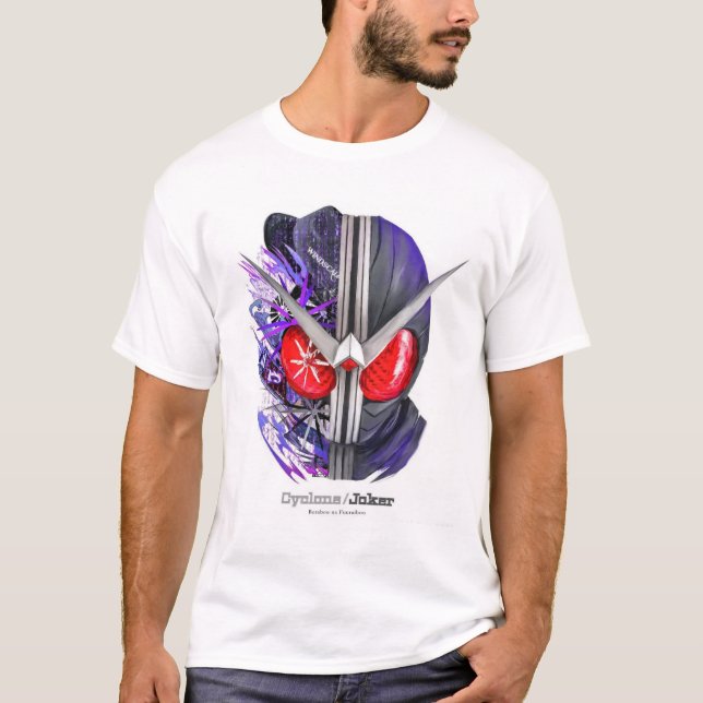 T-SHIRT LOGO KAMEN RIDER JOKER (Devant)