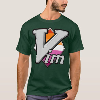 T-shirt Logo Lesbian Pride Vim