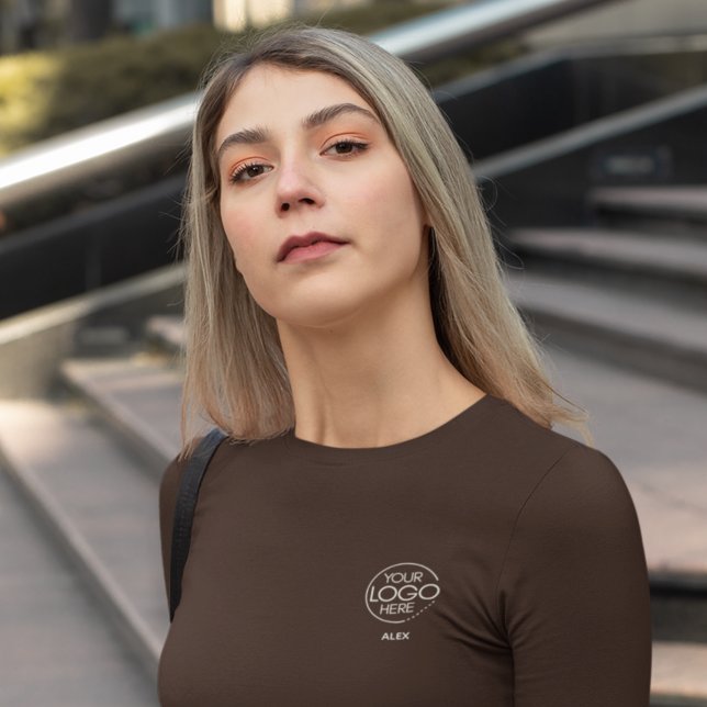 T-shirt Logo long manches élégamment Élégant (Créateur téléchargé)