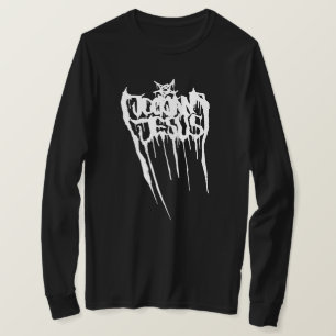 T-shirt Logo Longsleeve en métal de la mort de Jésus de