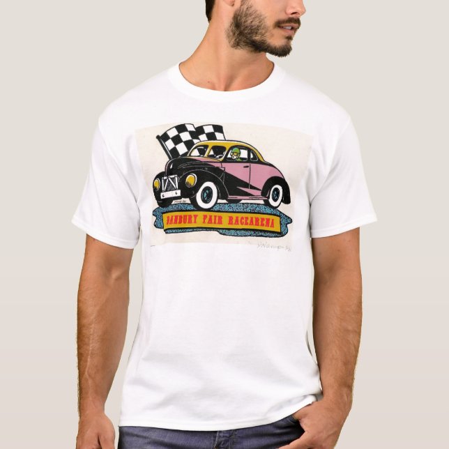 T-shirt Logo modifié par coupé juste de DANBURY Racearena (Devant)