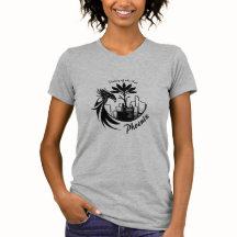 Logo Monochrome noir Phoenix City