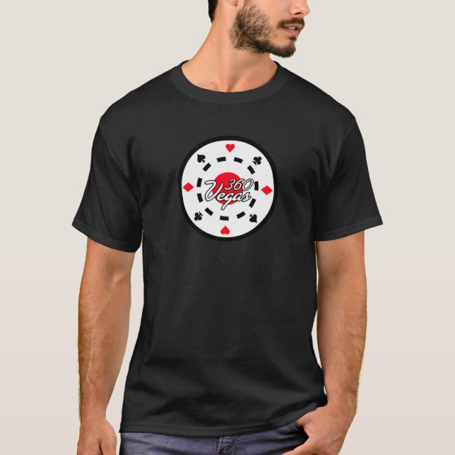 T-shirt Logo moyen de puce de 360 Vegas (Devant)