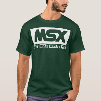 T-shirt Logo MSX Ordinateur rétro Vintage