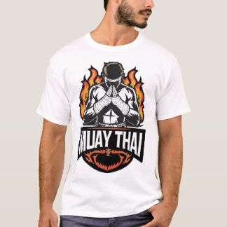 T-shirt Logo Muay Thai - Combattant de Boxe Thaïlandaise