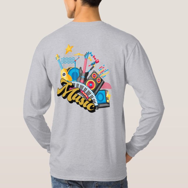 T-Shirt Logo Music (Dos)