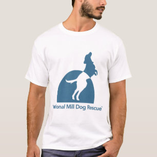 T-shirt Logo national de délivrance de chien de moulin