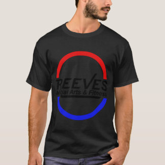 T-shirt Logo noir de Reeves Martial Arts Fitness