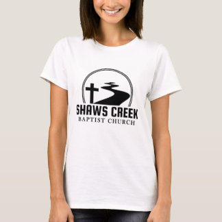 T-shirt Logo noir de Shaw's Creek Chemise femmes
