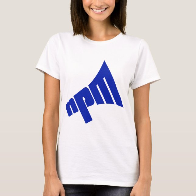 T-shirt Logo NPM (Devant)