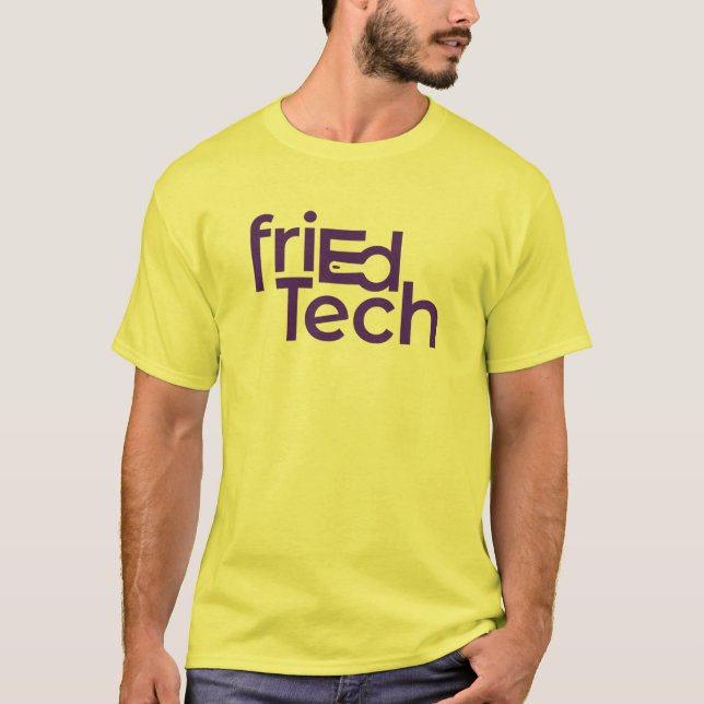 T-shirt Logo officiel de friEdTech en violet (Devant)
