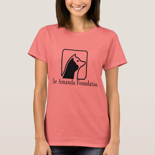 T-shirt Logo officiel de la Fondation Amanda Ringer T-S (Devant)