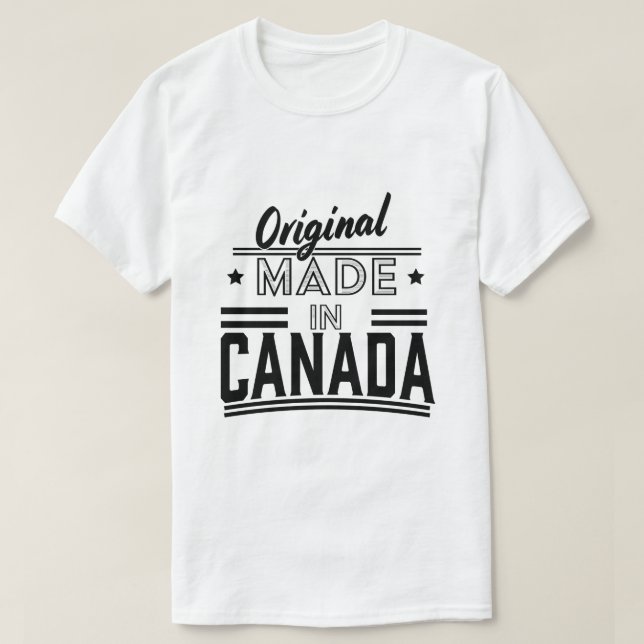 T-shirt Logo original Fabriqué au Canada (Design devant)
