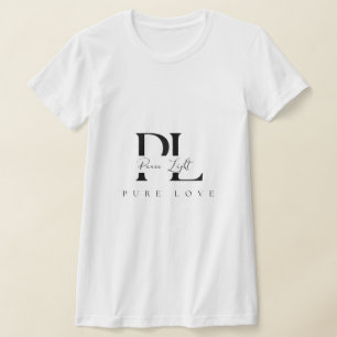 T-shirt Logo Peace Light – Amour Pur