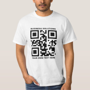 T-shirt Logo personnalisé et code QR