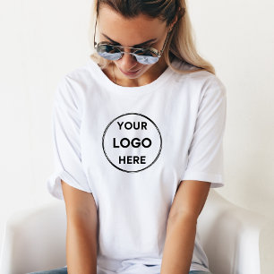 T-shirt Logo personnalisé Personnel d'entreprise moderne