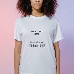T-shirt Logo personnalisé simple entreprise