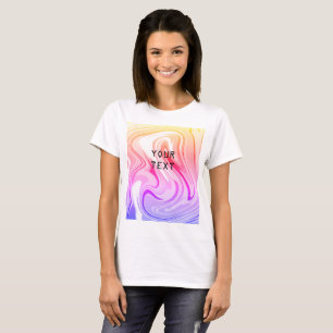 T-shirt Logo personnalisé simple et élégant ici société T