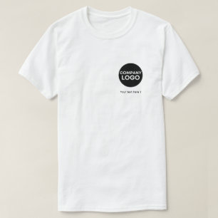 T-shirt Logo personnalisé simple et promotion de texte