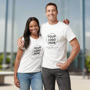 T-shirt Logo professionnel et texte de marque Uniforme