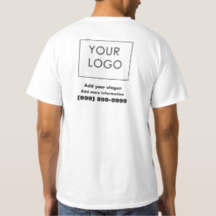 T-shirt Logo Professionnel Personnalisé Petite entreprise 