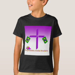 T-shirt Logo Progressista Cristão brasileiro