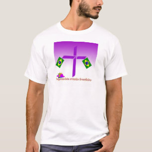 T-shirt Logo Progressista Cristão brasileiro