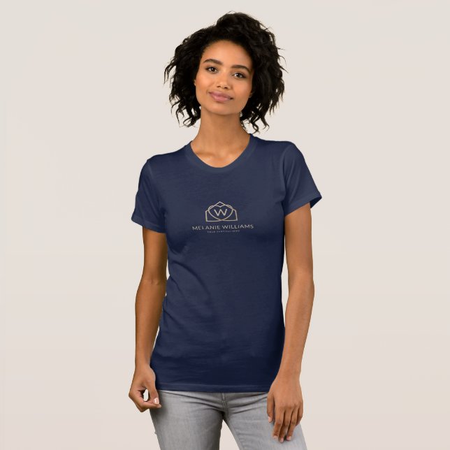 T-shirt Logo Promotionnel immobilier moderne (Devant entier)