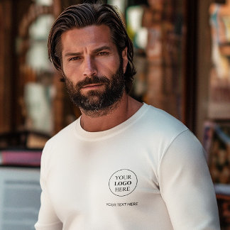T-shirt Logo Promotionnel Personnalisé – Aucune Commande M