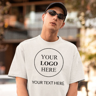 T-shirt Logo Promotionnel Personnalisé – Aucune Commande M