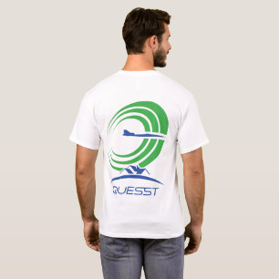 T-shirt Logo Quesst de la NASA Supersonic White 100% coton