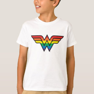 T-shirt Logo Rainbow Wonder Woman