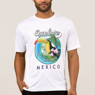T-shirt Logo rétro de Baja California Sur Mexico